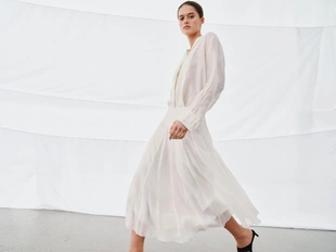 Комбинированная струящаяся юбка — ZW COLLECTION- Заказать в России