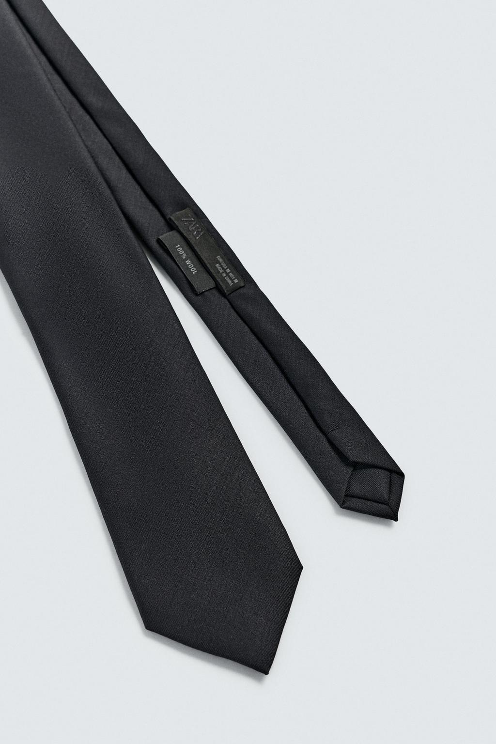 БАЗОВЫЙ ГАЛСТУК ИЗ 100% ШЕРСТИ