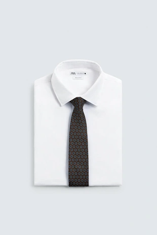 Галстук жаккардовый геометрический 100% шелк- Заказать в России