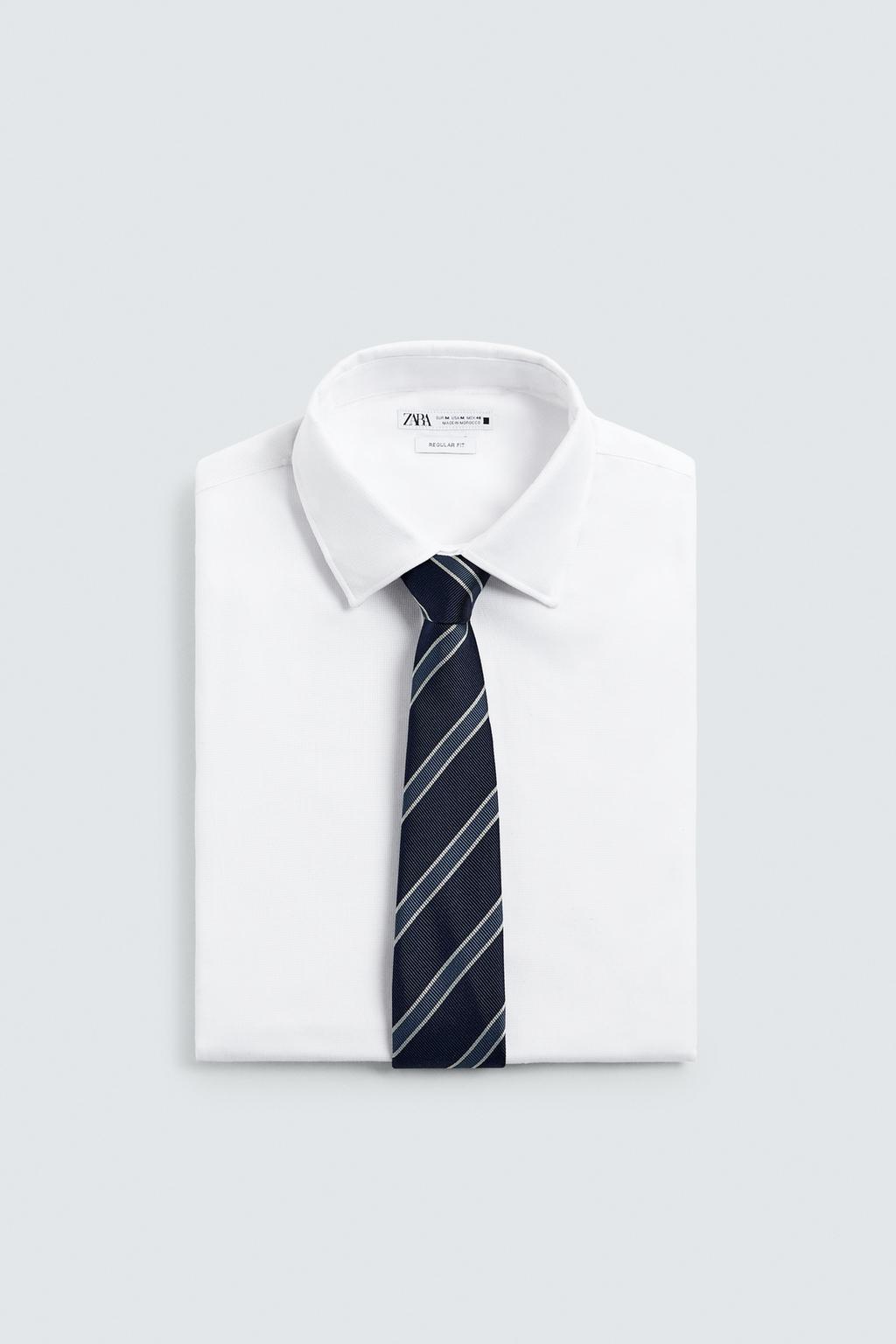 ГАЛСТУК 100% ШЕЛК ПОЛОСКИ