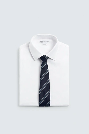 Галстук 100% шелк полоски- Заказать в России