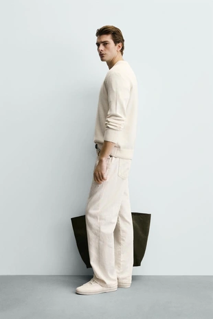 Свитер из рельефного хлопка- Заказать в России