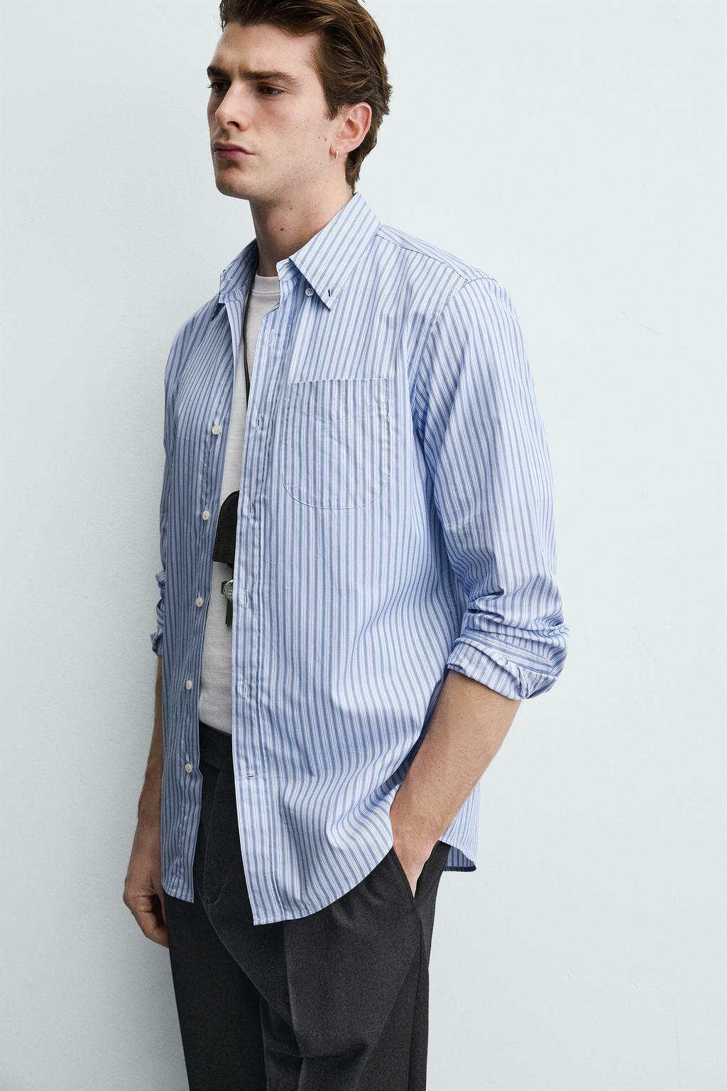 РУБАШКА REGULAR FIT В ПОЛОСКУ