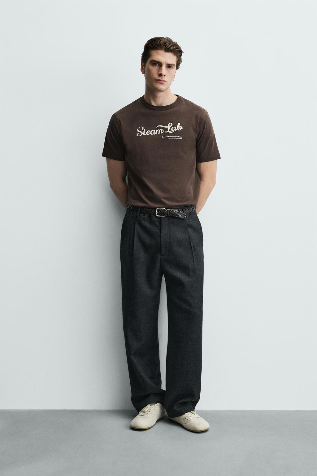 Футболка с вышитым лозунгом