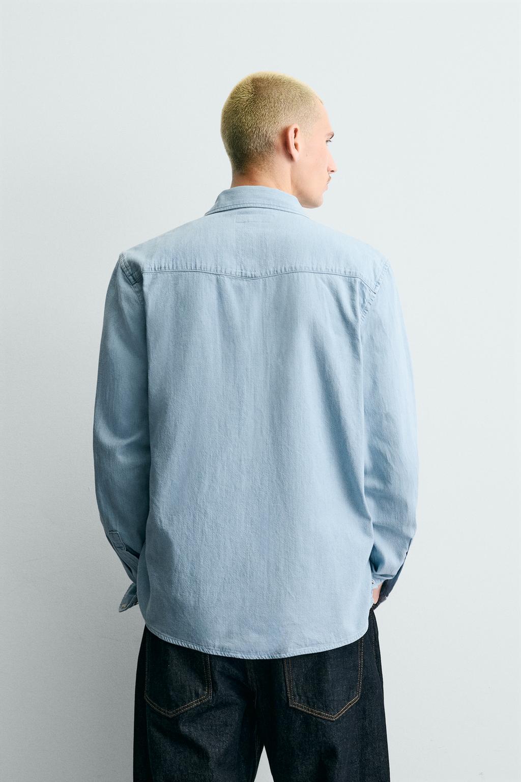 ДЖИНСОВАЯ РУБАШКА В КОВБОЙСКОМ СТИЛЕ