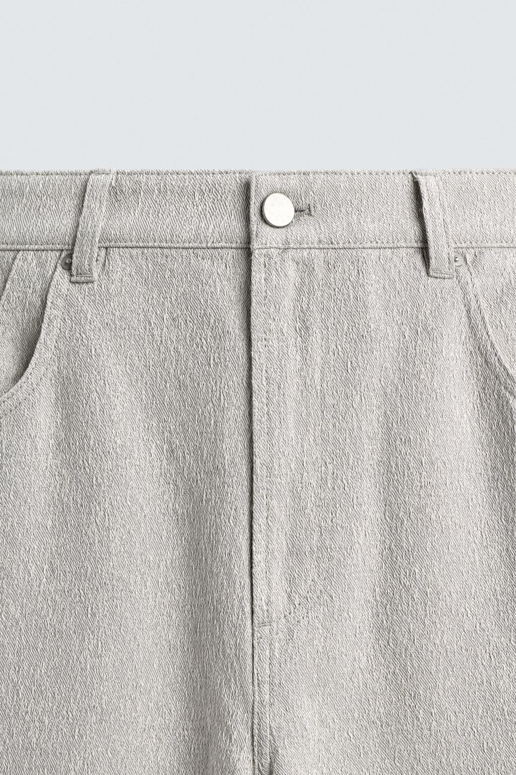 БРЮКИ STRAIGHT FIT ЖАККАРД