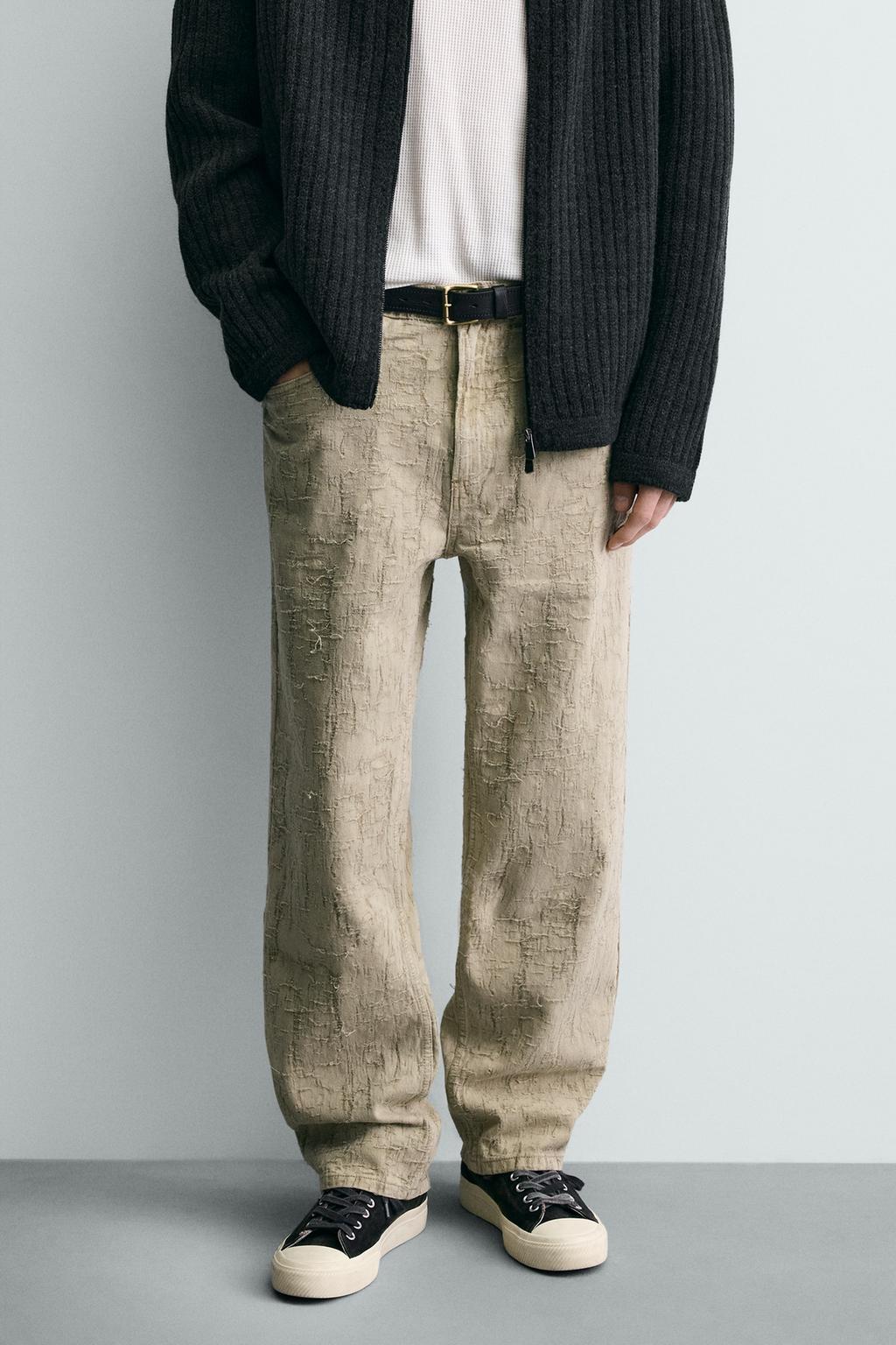 БРЮКИ STRAIGHT FIT ЖАККАРД