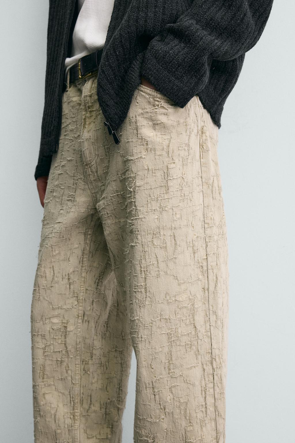 БРЮКИ STRAIGHT FIT ЖАККАРД