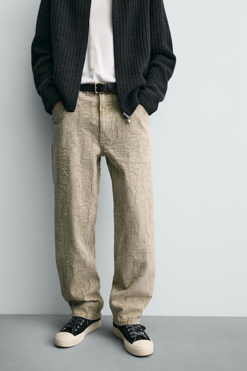 БРЮКИ STRAIGHT FIT ЖАККАРД