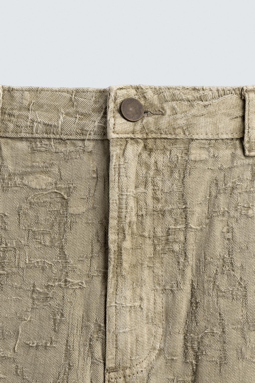 БРЮКИ STRAIGHT FIT ЖАККАРД