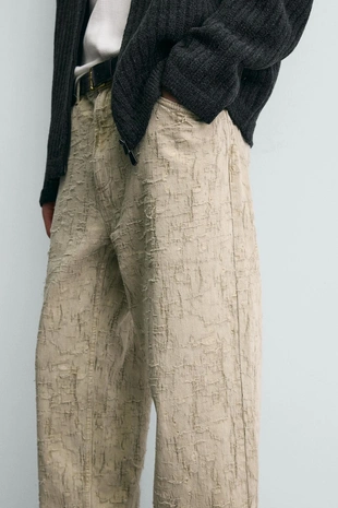 Брюки STRAIGHT FIT жаккард- Заказать в России