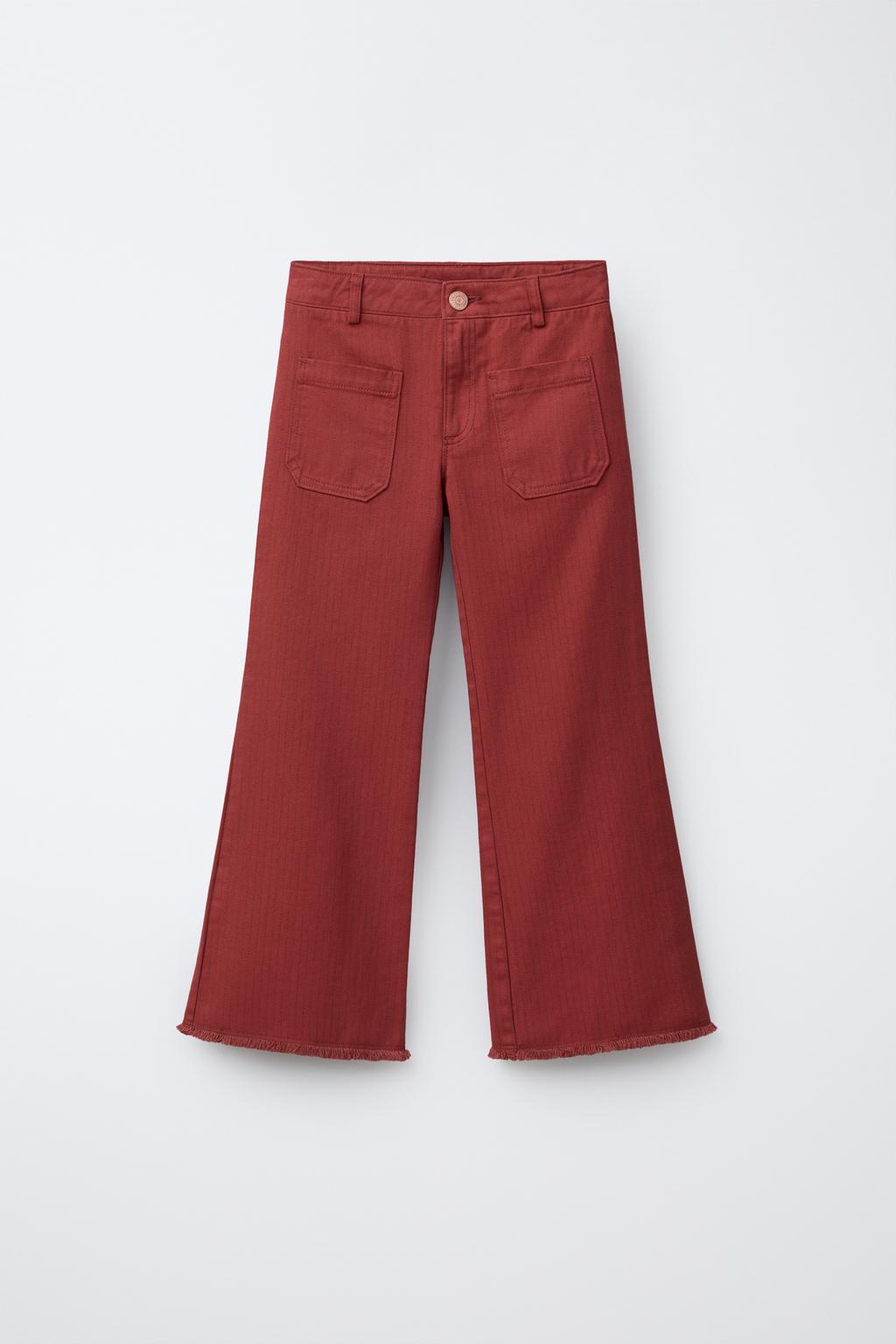 ДЖИНСЫ FLARE В ПОЛОСКУ