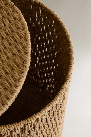 Круглая корзина с крышкой- Заказать в России