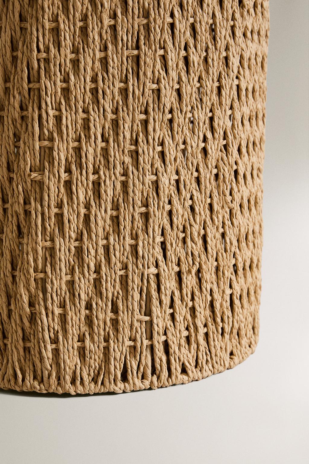 Круглая корзина с крышкой