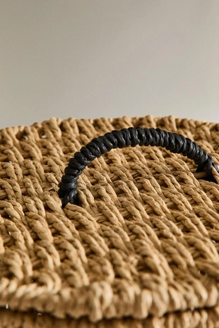 Круглая корзина с крышкой- Заказать в России