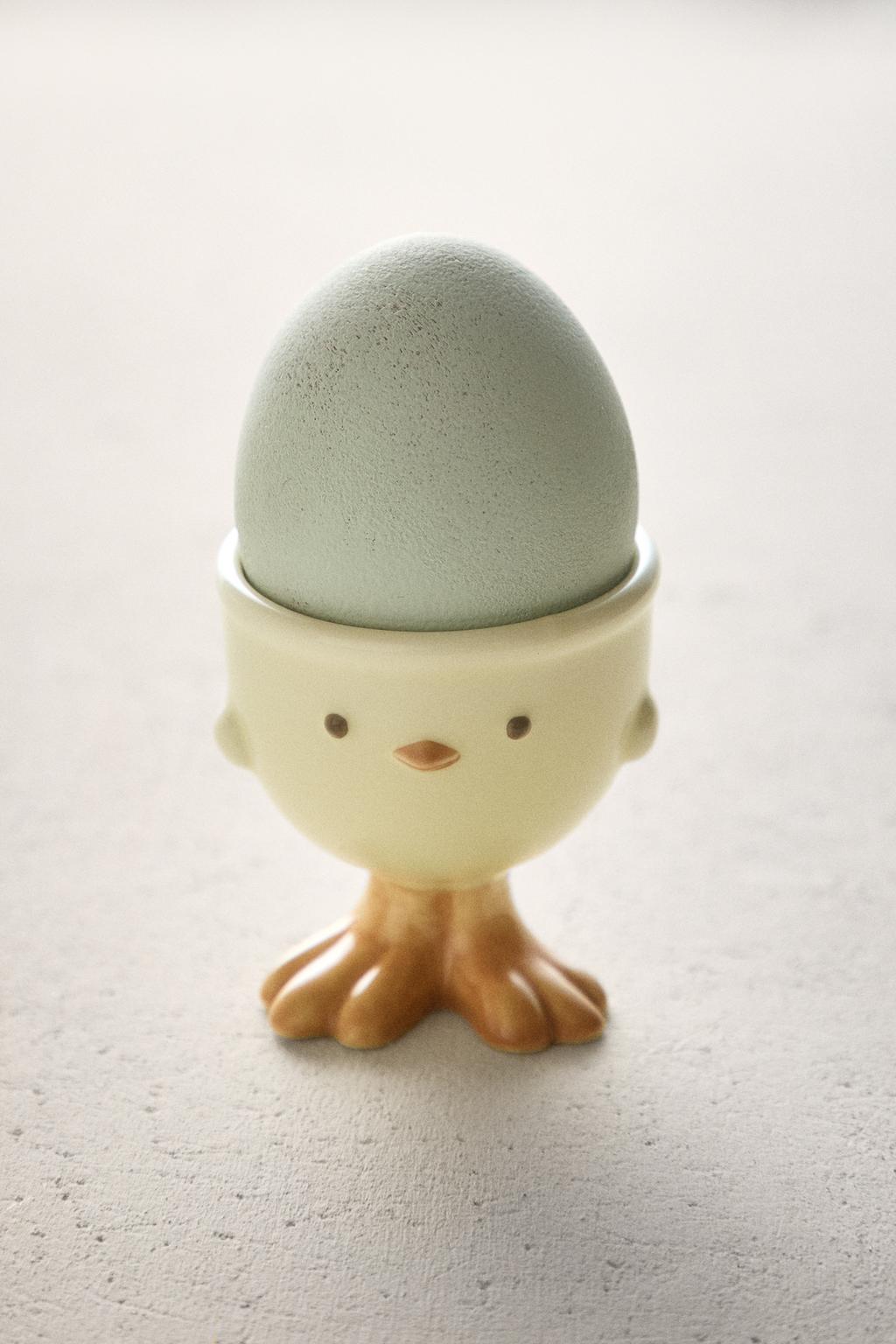 Детский подстаканник для яиц цыпленок с фарфоровой чашкой