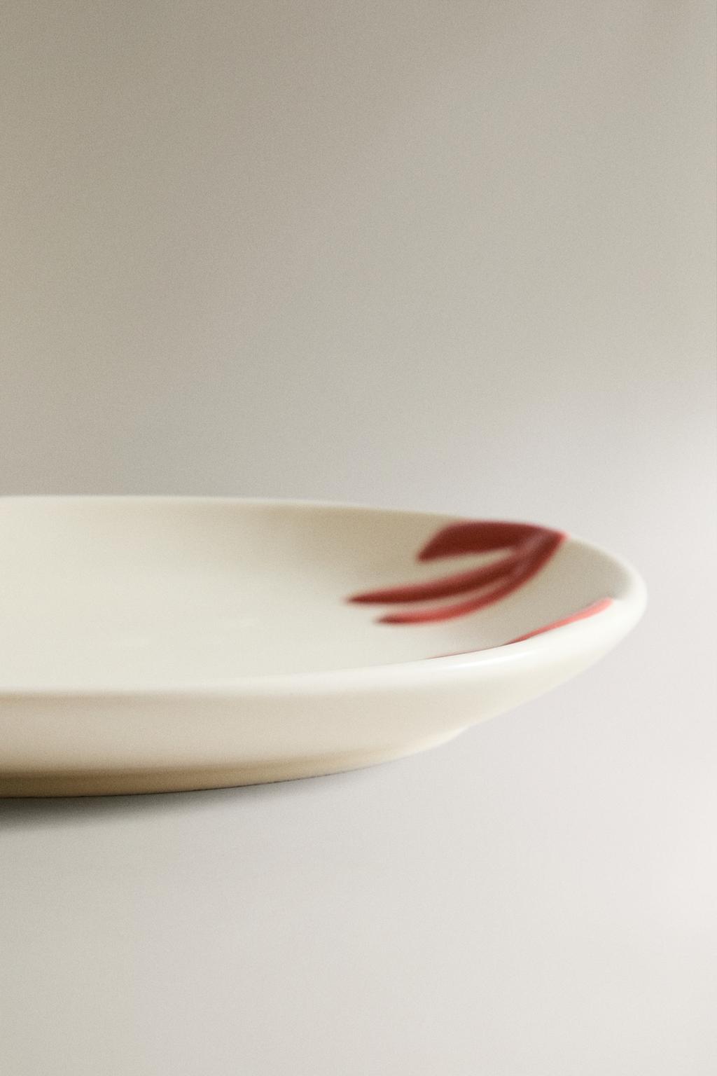 Детский фарфоровый тарелка с петушками