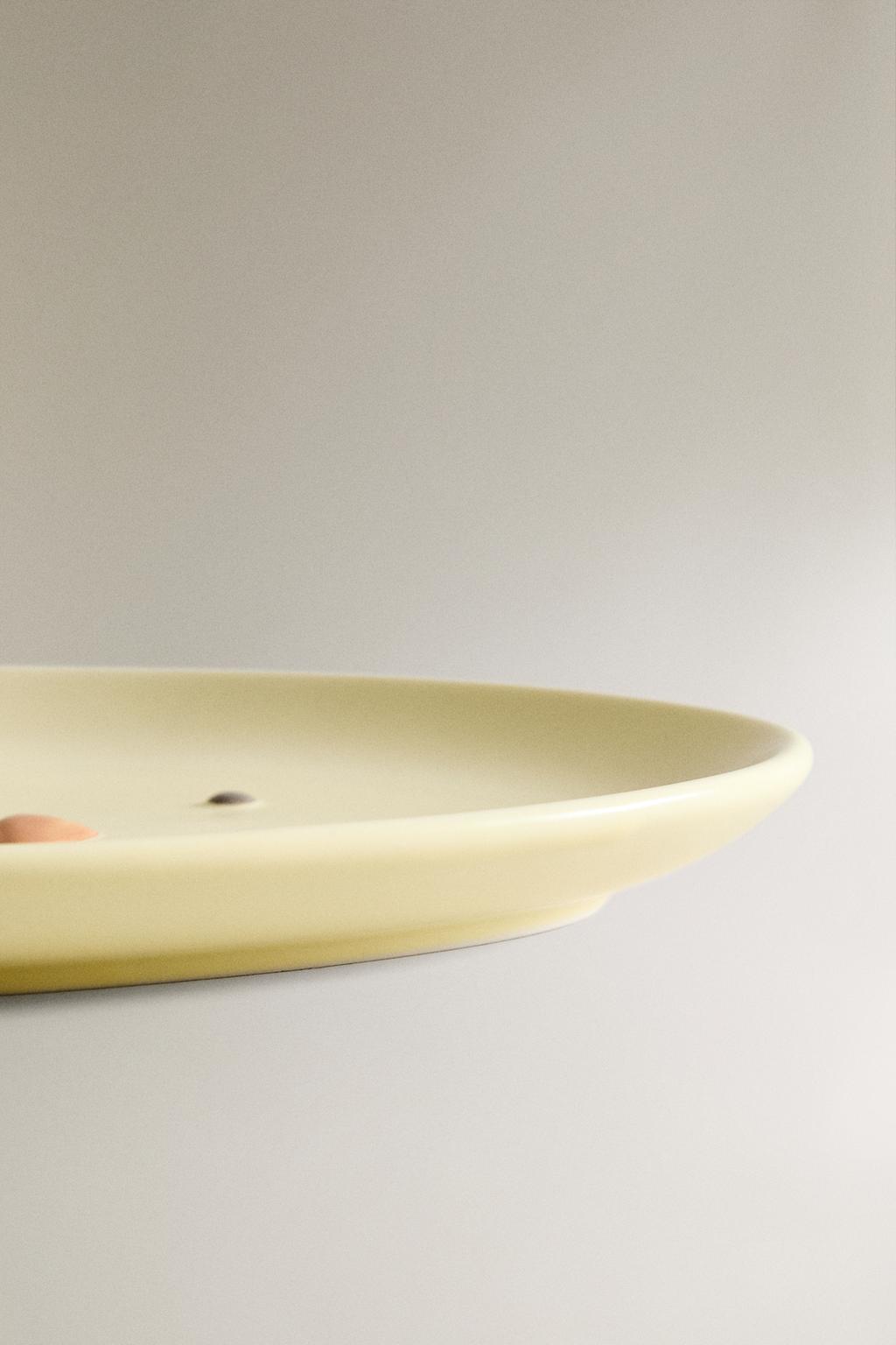 Детский фарфоровый тарелка с цыпленком