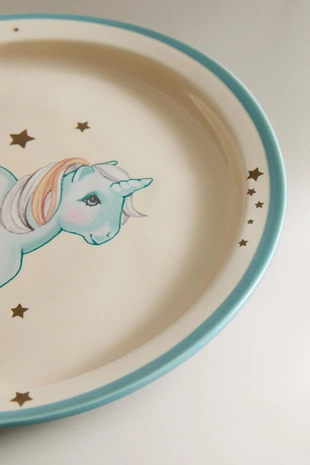 Детский керамический тарелка с мой маленький пони©- Заказать в России