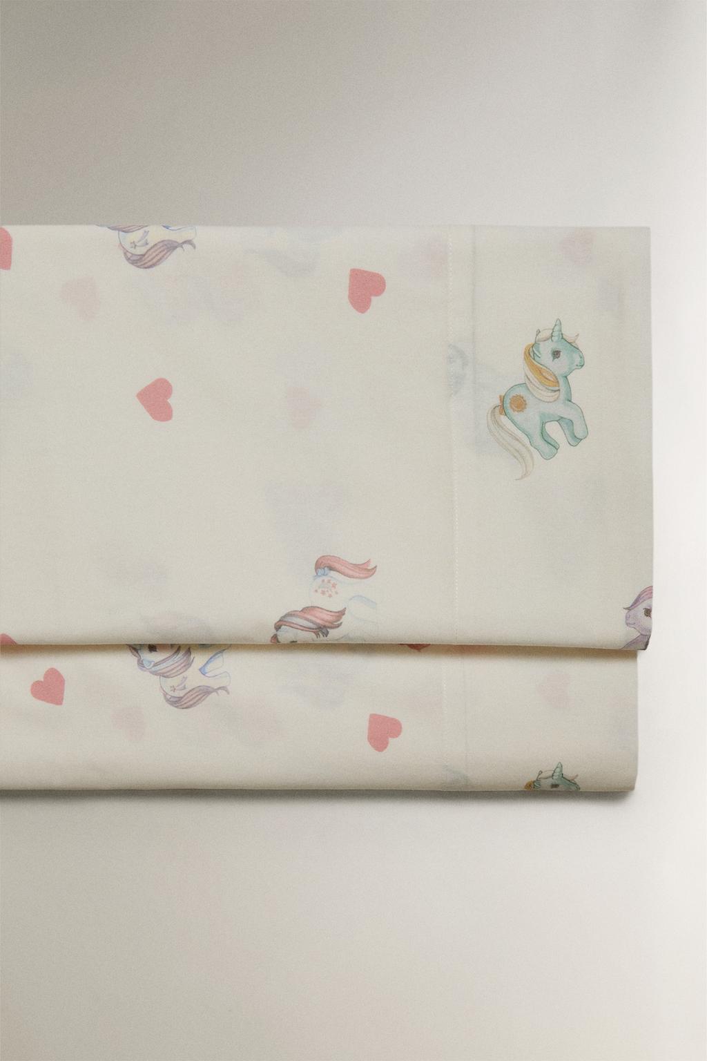 Детский простыней с принтом сердец my little pony©