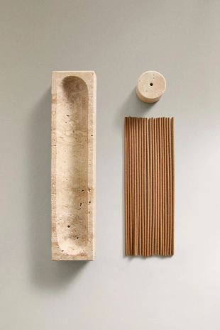 Ароматизированные палочки благовоний ROSE ET PIVOINE с подставкой- Заказать в России