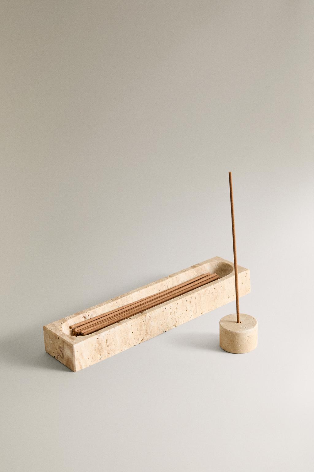 Ароматизированные палочки благовоний rose et pivoine с подставкой