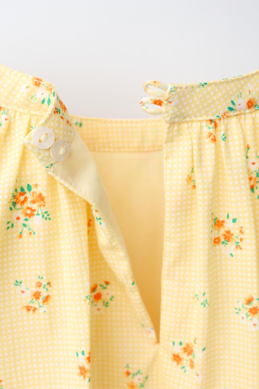 БЛУЗА ОБЪЕМНЫЙ РУКАВ ЦВЕТОЧНЫЙ ПРИНТ