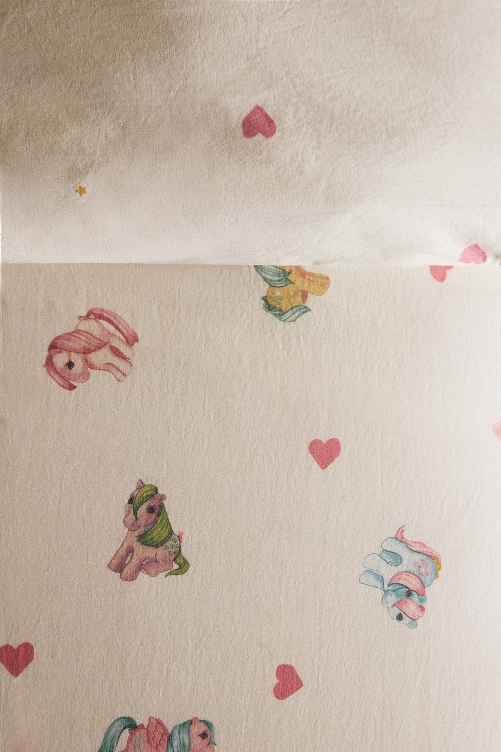 Детское одеяло с принтом сердец my little pony©