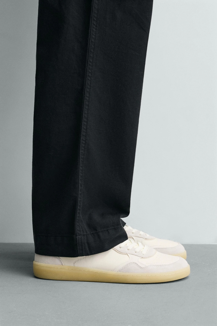 Кожаные босоножки