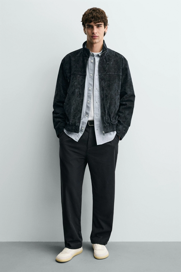 Кожаные босоножки