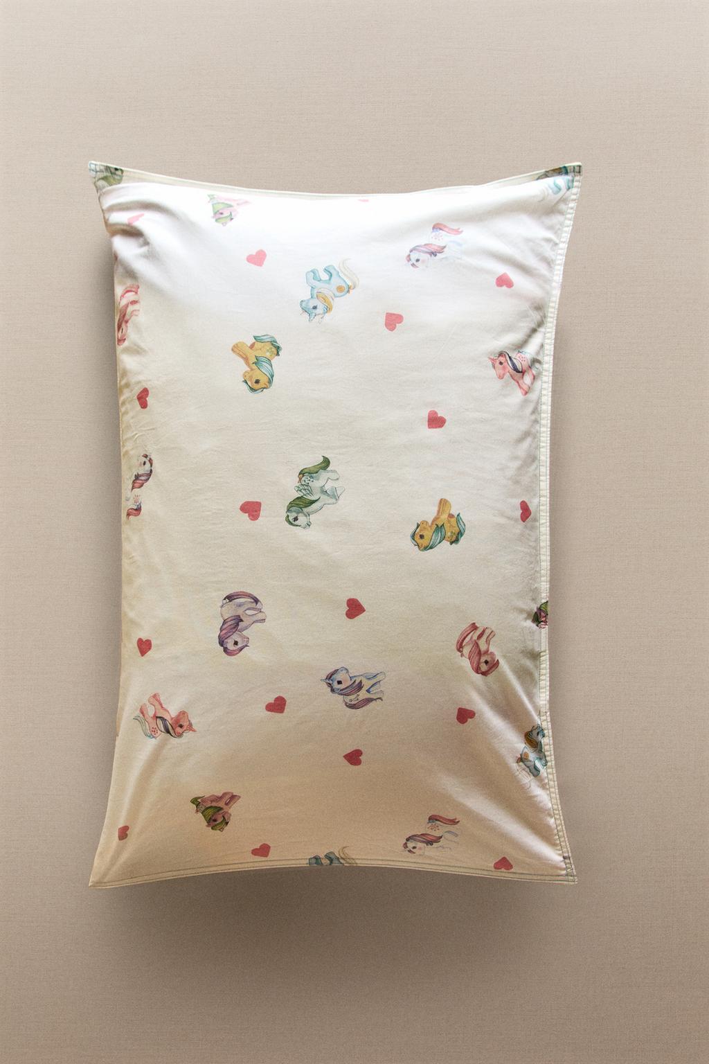 Детская наволочка с принтом сердец my little pony©