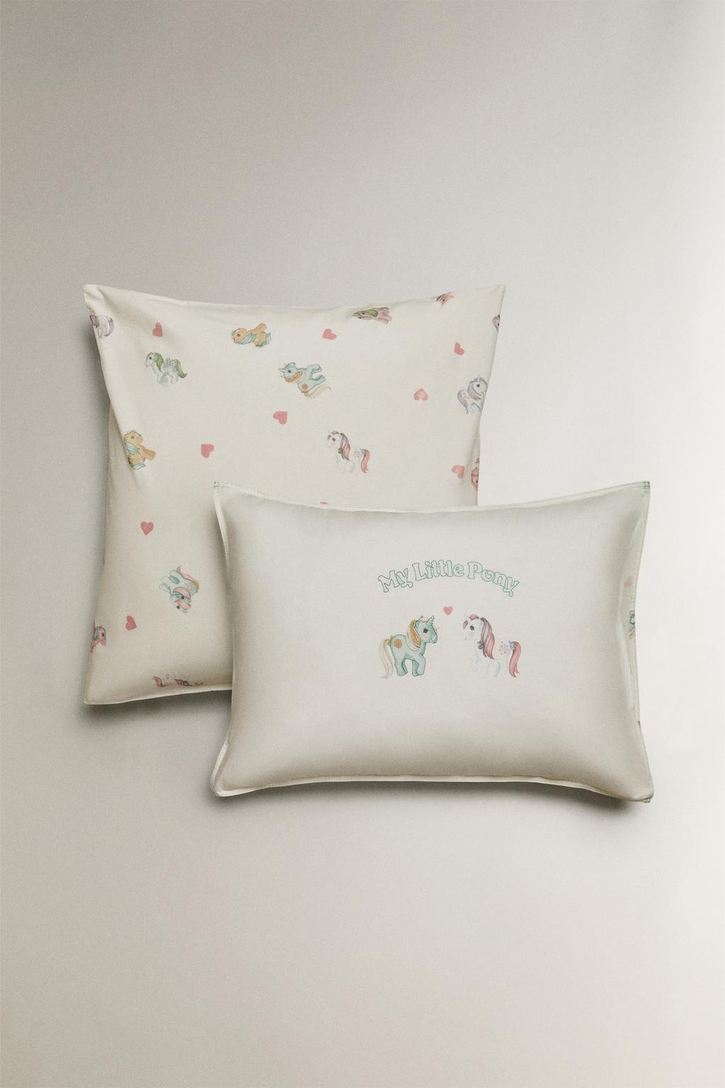 Детская наволочка с принтом сердец my little pony©