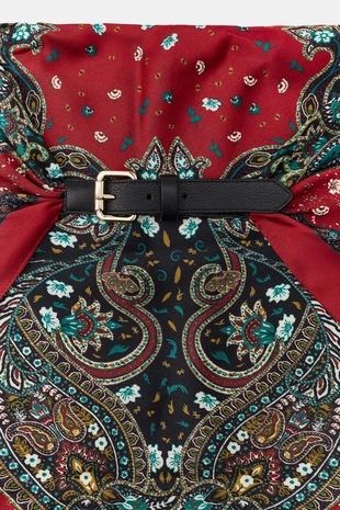 Ремень-платок с принтом- Заказать в России