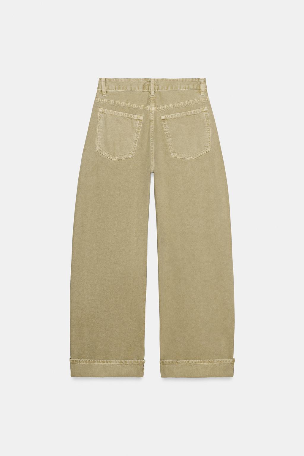 ДЖИНСЫ TRF BAGGY FOLDED СО СРЕДНЕЙ ПОСАДКОЙ