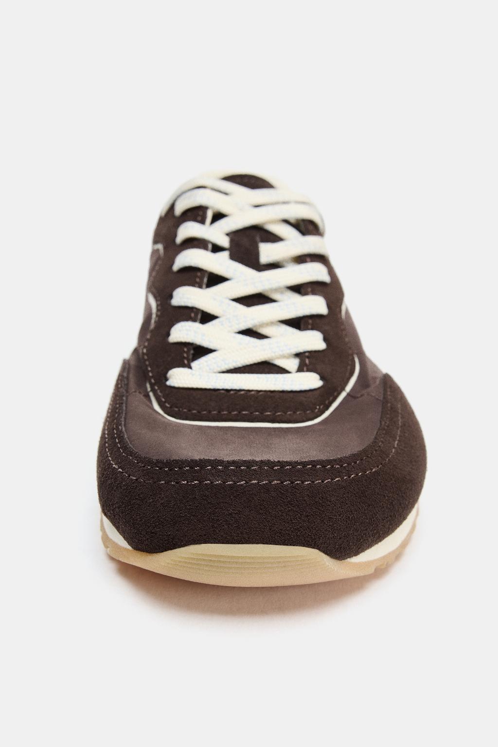 КРОССОВКИ BAREFOOT ИЗ КОМБИНИРОВАННЫХ МАТЕРИАЛОВ