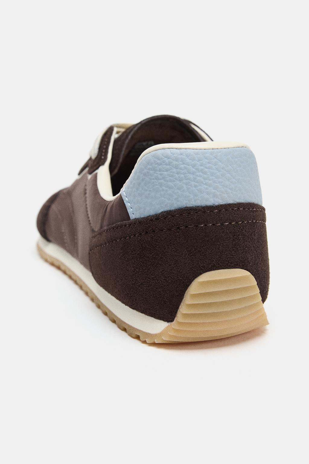 КРОССОВКИ BAREFOOT ИЗ КОМБИНИРОВАННЫХ МАТЕРИАЛОВ