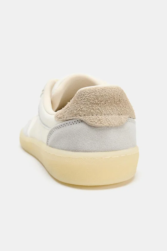 КОМБИНИРОВАННЫЕ КОЖАНЫЕ КРОССОВКИ «Barefoot»