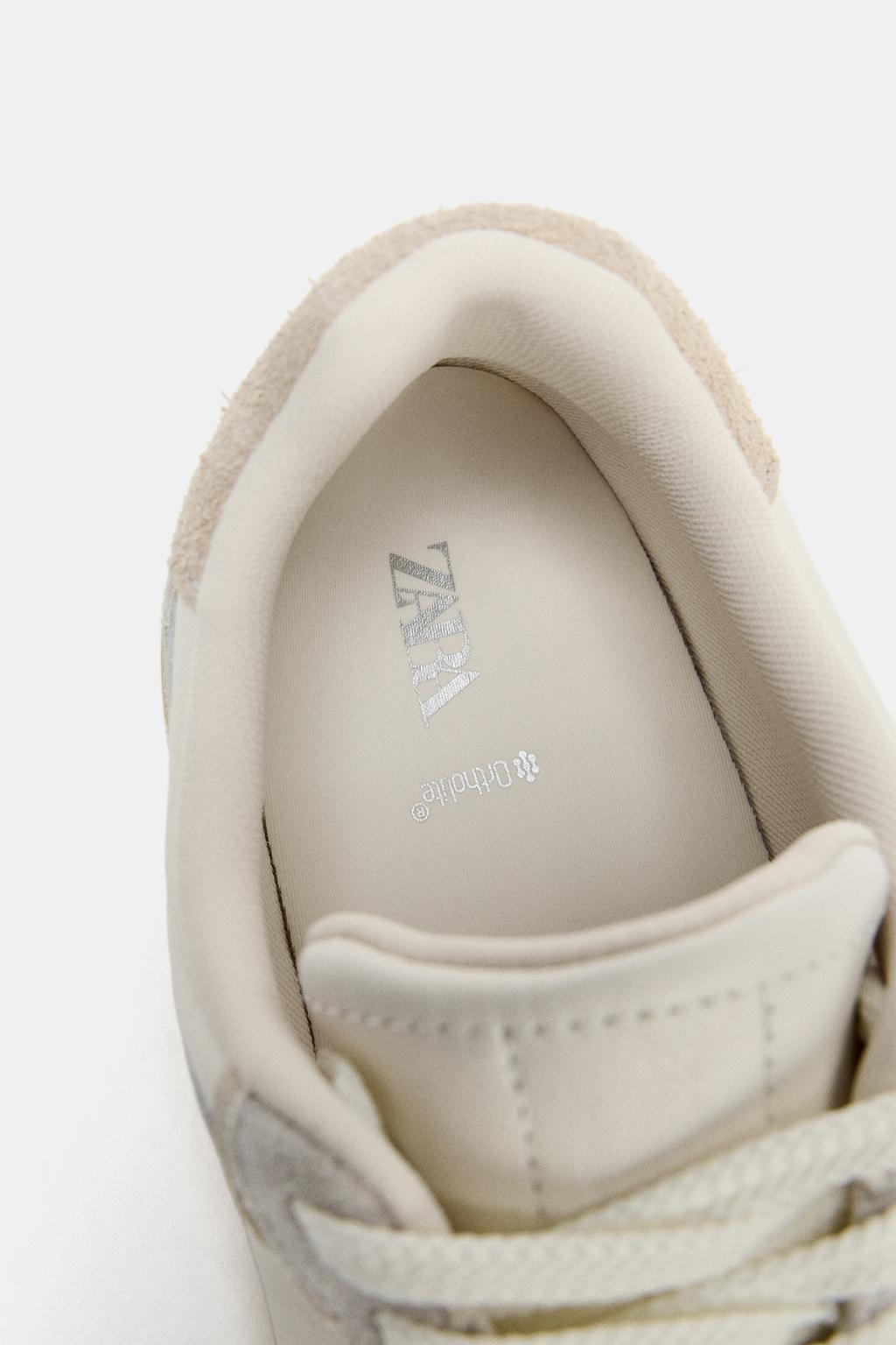 КОМБИНИРОВАННЫЕ КОЖАНЫЕ КРОССОВКИ BAREFOOT