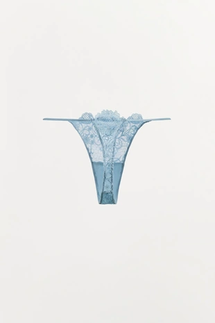 Кружевные трусы-танга- Заказать в России