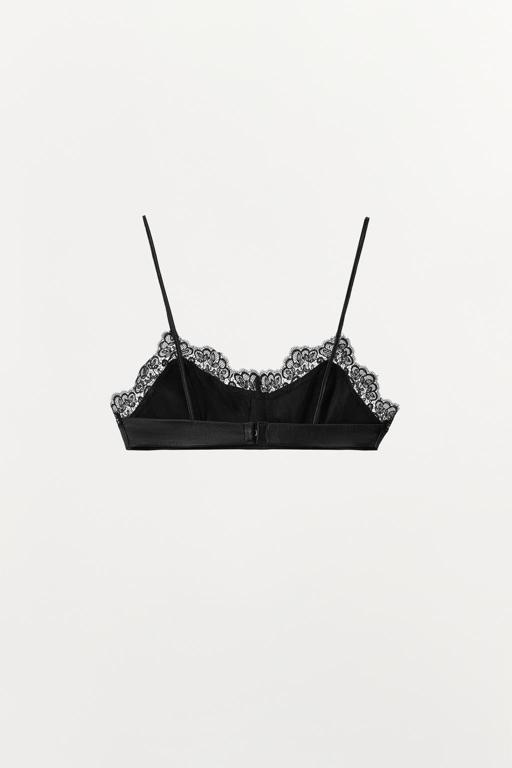 БЮСТГАЛЬТЕР ИЗ 100% КОЖИ С КРУЖЕВОМ