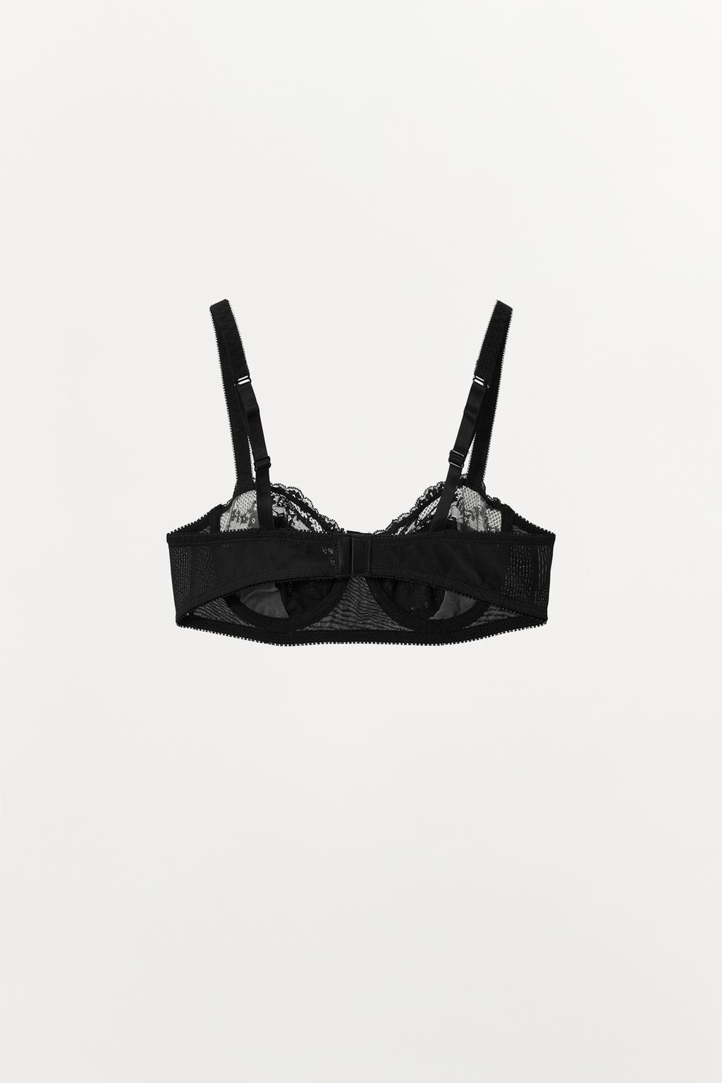 БЮСТГАЛЬТЕР С КОСТОЧКАМИ И КРУЖЕВНЫМ УЗОРОМ POINTELLE