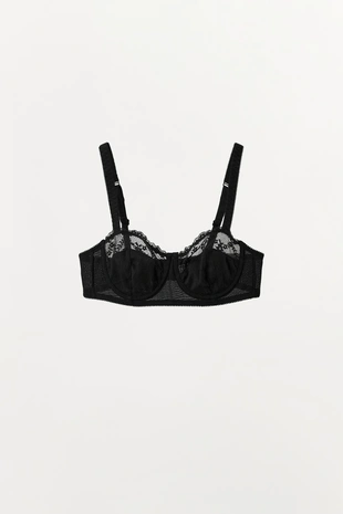 Бюстгальтер с косточками и кружевным узором POINTELLE- Заказать в России