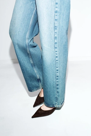 Мюли из замши- Заказать в России