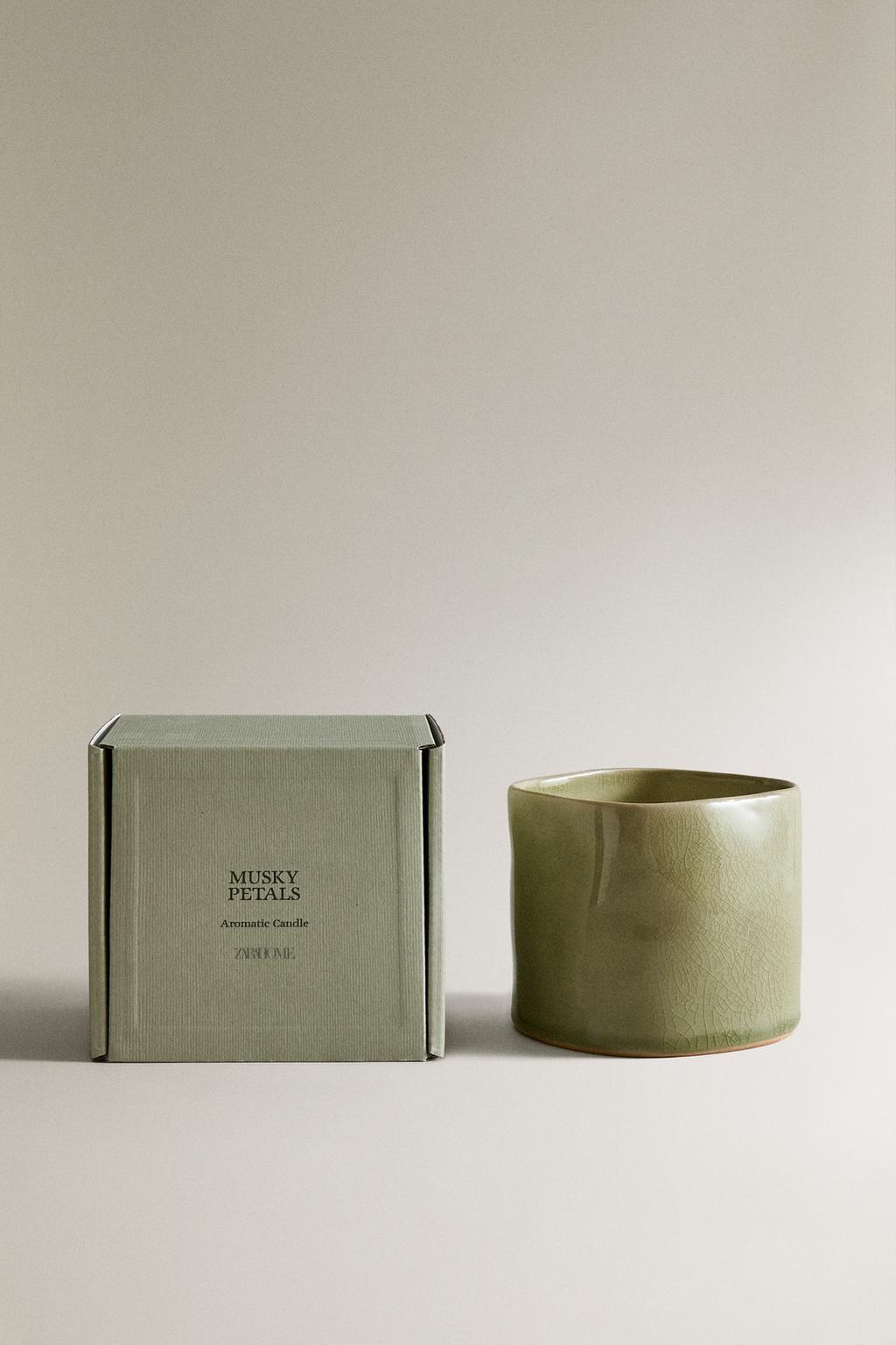 (430 г) ароматическая свеча мускусные лепестки