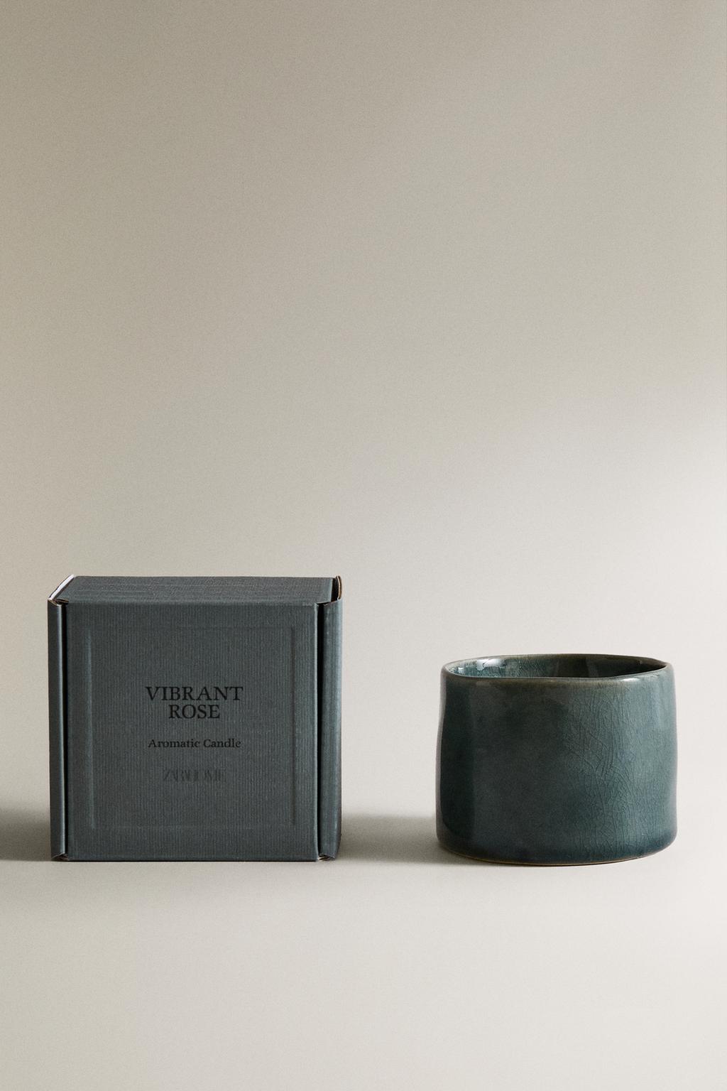 Ароматическая свеча яркая роза (150 г)