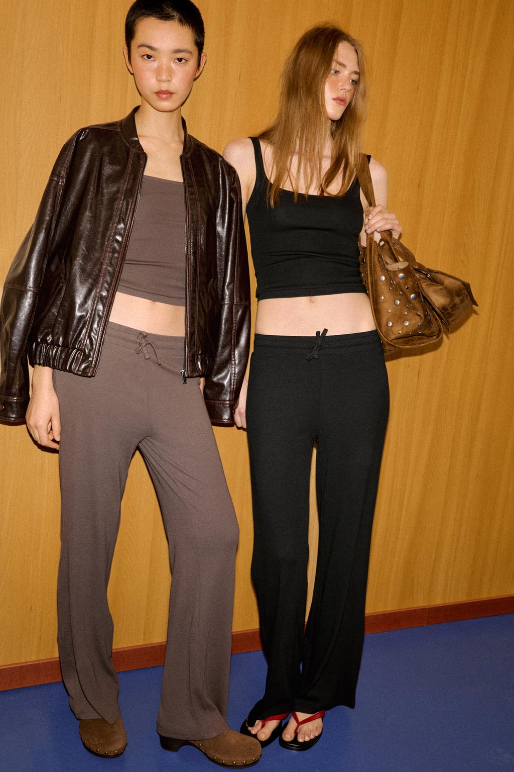 БРЮКИ ПРЯМОГО КРОЯ В РУБЧИК