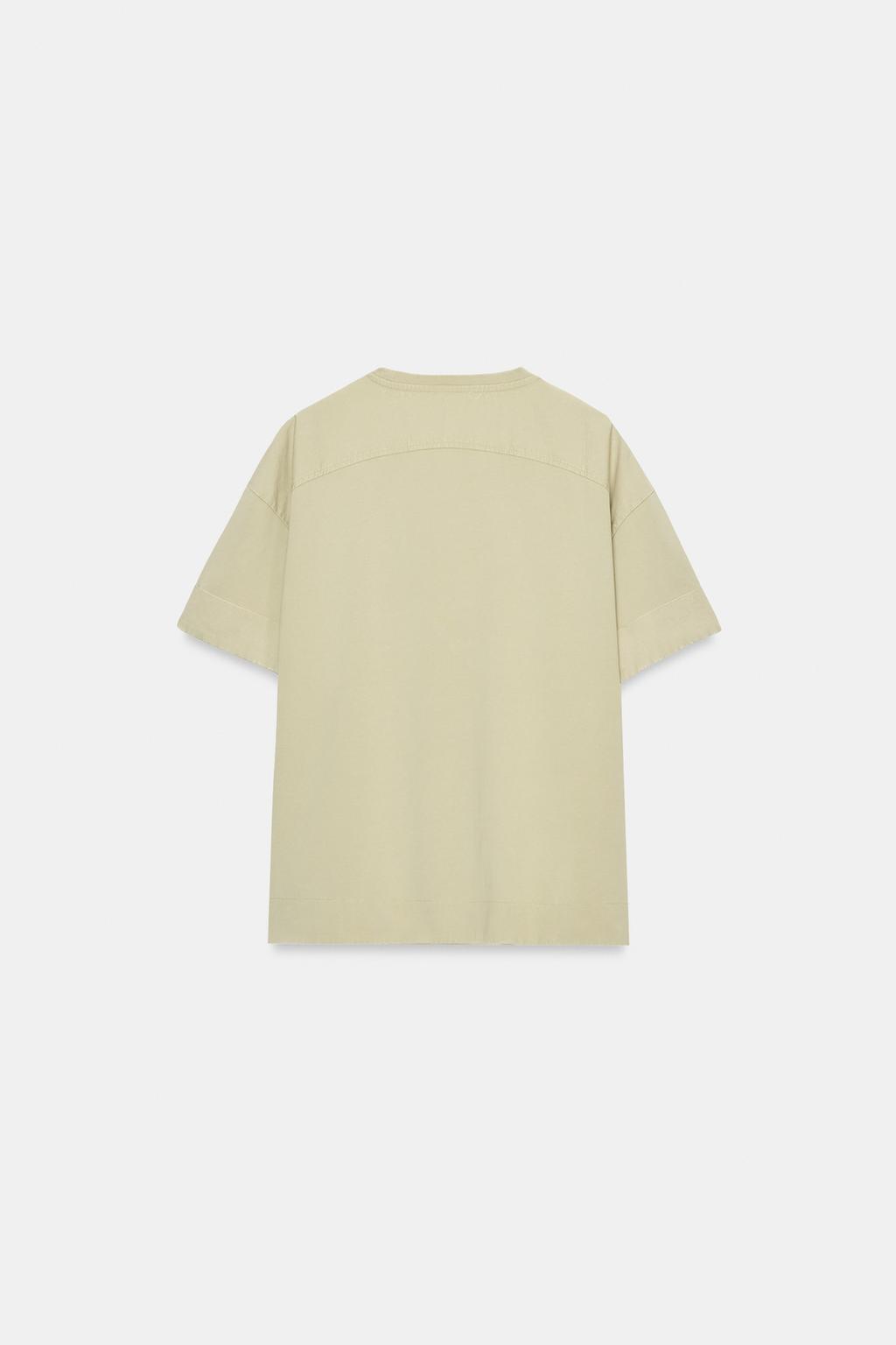 ФУТБОЛКА ИЗ ПЛОТНОГО ХЛОПКА С КОРОТКИМИ РУКАВАМИ