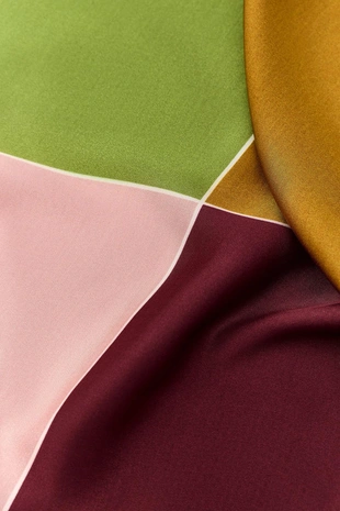 Шарф из 100% вискозы с принтом- Заказать в России