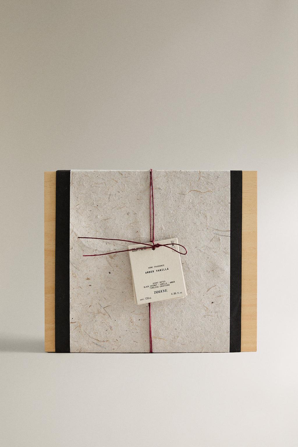 (120 мл) диффузор с палочками amber vanilla и керамический контейнер