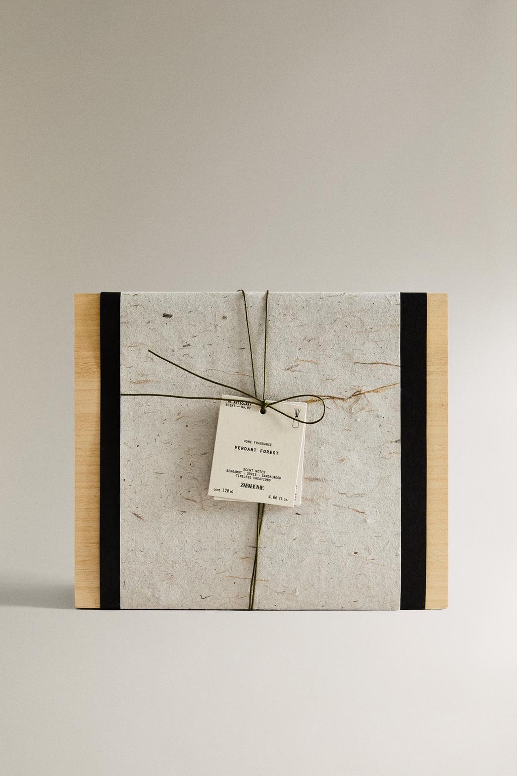 (120 мл) набор для распространения аромата verdant forest с диффузорами на тростнике и керамическим контейнером